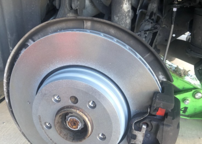 this image show brake repair in Little Rock, AR